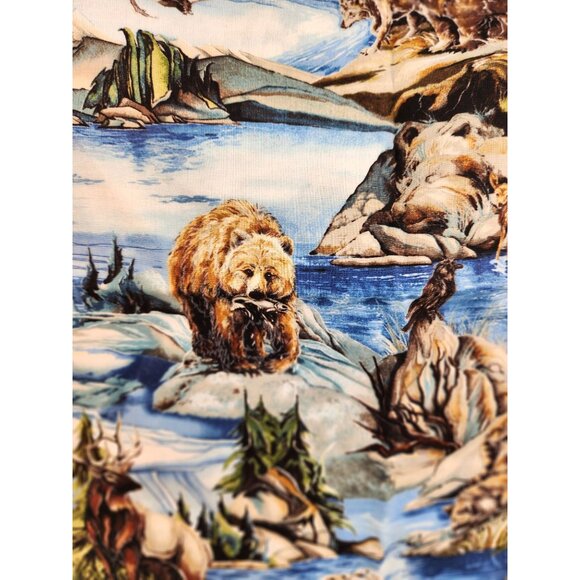 North American Wildlife Fabric By Jody Bergsma For Robert Kaufman - Picture 10 of 16